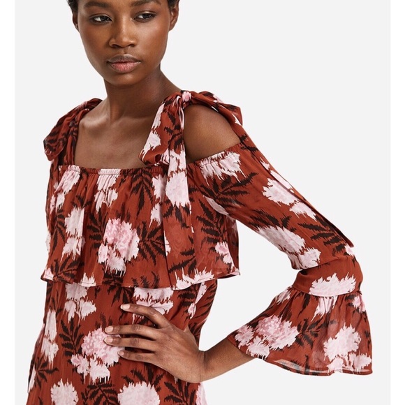 Ganni Monette Georgette Maxi Dress - Picture 3 of 4